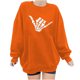 thumbnail image 1 of Blusa de manga larga suelta con cuello redondo y estampado de Halloween para mujer Pompotops FGAJ19509, 1 of 4