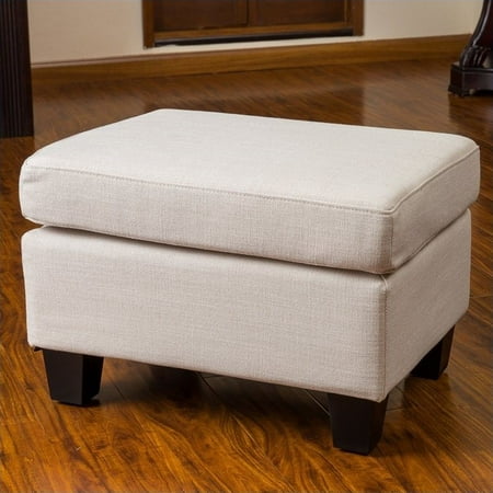 Catalina Outdoor Ottoman Frame - Trent Home Catalina Upholstered Ottoman in Beige