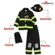 thumbnail image 2 of Disfraz de bombero de Dress-Up-America para niños con casco, 2 of 7