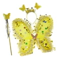 thumbnail image 2 of Disfraz de mariposa para niñas, accesorio creativo para baile, cumpleaños. amarillo, 2 of 7