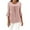 Pink, variant on Womens Sparkly Tops Dressy Ruffle 3/4 Sleeve Blouses Elegant Mesh Tunic Party Evening Shirts