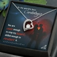 thumbnail image 2 of Assez Mignon pour Arrêter pour Toujours Collier w Message Card, 2 of 7