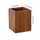 thumbnail image 3 of Almacenamiento y organización de oficina, contenedor de madera maciza de nogal negro, caja de almacenamiento de papelería de escritorio de oficina escandinava, contenedor de madera con forma de rombo,, 3 of 6