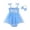 AB338 Blue, variant on Tisuna Romper Dress For Baby Summer One Print Sleeveless Suspender Bodysuit Comfortable Soft Girls 1St Birthday Party Jumpsuit Size 6-12 Months Red