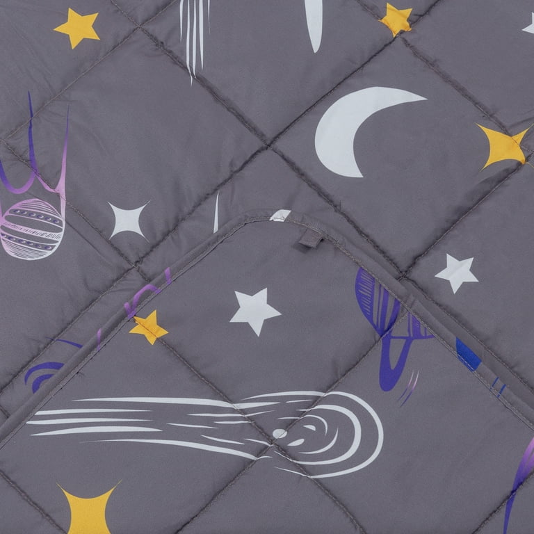 Weighted Blanket Kids Space Planets Sleep Anxiety Sensory 35"X40" Throw | MakerPlace By