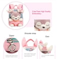 thumbnail image 3 of Mochila De Felpa Mochila De Felpa Bolsa de dibujos animados Bolsa de animal lindo Bolsa de felpa simple en forma de ciervo para niños (rosa), 3 of 6