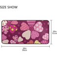 thumbnail image 3 of Coolnut Valentine's Day Love Heart Kitchen Rug, 39"x20" Non-Slip Bath Rugs, Anti Fatigue Runner Comfort Floor Mat for Kitchen Washroom Bedroom, 3 of 7