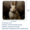 thumbnail image 5 of Rabbit Gaming Mouse Pad Desk Mat Desk Pad, Non-Slip Rubber Bottom, Printed, Square 8.3x9.8 Inch - Suitable for Office and Gaming, 5 of 6