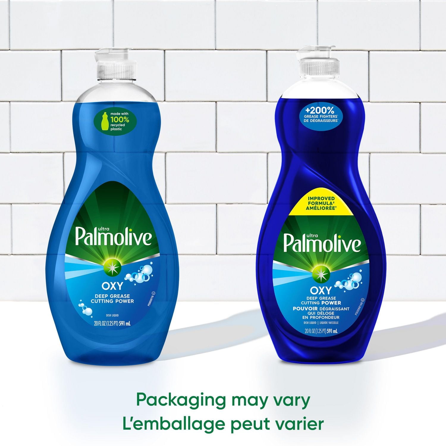 Palmolive Ultra Oxy Savon à Vaisselle Liquide, Dégraissant Puissant Bouteille de 591 ml