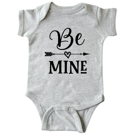 

Inktastic Valentines Day Be Mine Heart Gift Baby Boy or Baby Girl Bodysuit