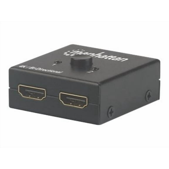 Manhattan Products 4K BI-Directional 2-Port HDMI Splitter/Switch Black