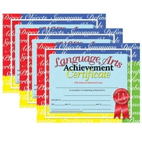 Hayes Publishing Language Arts Achievement Certificate, 30 Per Pack, 3 Packs