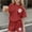 Red, variant on ITSAME Girls Outfit Sets, Loose Fit Crewneck T-Shirts and Shorts Summer Casual Fashion Clothes 2-Piece Beige Size 12