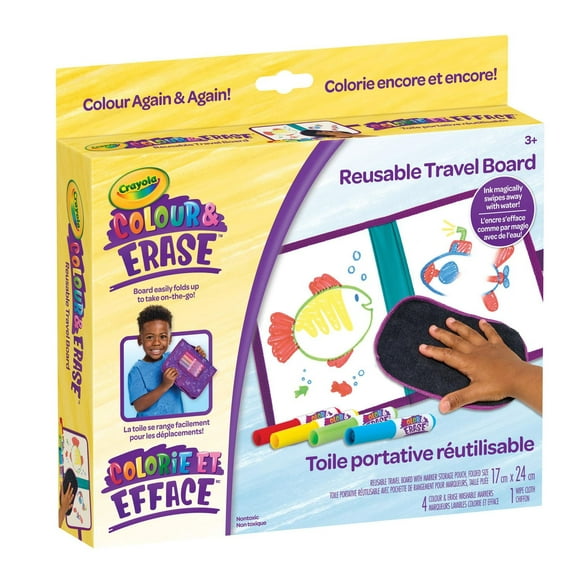 Crayola Colorie et efface toile portative réutilisable