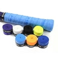 thumbnail image 3 of 10pcs Tennis Racket PU Overgrip Anti-skid Sweat Absorbed Soft Wrap Taps Tenis Racquet Damper Dry/ Vibration Tacky grips Viscosit yellow, 3 of 6