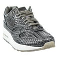 thumbnail image 2 of Nike Air Max 1 Premium Women's Running Shoes Metallic Pewter/Metallic Pewter 454746-015, 2 of 6