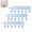 Blue, variant on 3 Pack Travel Hangers Foldable with 6 Clips, Portable Windproof Folding Drying Hanger for Socks, Towels and Swimsuits, Space-Saving Laundry Rack for Travel and Camping