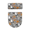 thumbnail image 5 of HELLHERO Spooky Ghost Pattern Toilet Seat Lid Cover Elastic Edge Bathroom Toilet Lid Cover Set & 2 Pieces for Bathroom Accessories Easy Care Fits All Toilet Shapes, 5 of 8