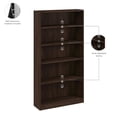 thumbnail image 3 of BBF Vista Tall 5 Shelf Bookcase, 3 of 6