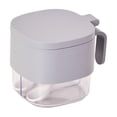 thumbnail image 1 of BINGLI Clearance! Household Kitchen Seasoning Box with Lid 2 Compartments Seasoning Bottle Divided Compartments Seasoning Box Monosodium Glutamate Jar Large Capacity Storage Jar, 1 of 7