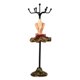 thumbnail image 4 of Jewel Shelf Display  Diseño para Organizador Ornamento Collar marrón Zulema Estante giratorio de la joyería del escritorio, 4 of 8