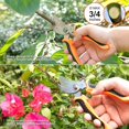 thumbnail image 4 of Ensemble d'Outils de Jardin en Acier Inoxydable avec Poignée en Caoutchouc Antidérapante, 4 of 4
