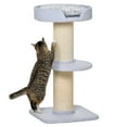 thumbnail image 1 of PawHut Cat Tree w/ Sisal Mat Scratching Post Cat Bed Cushion, 1 of 10