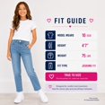 thumbnail image 5 of Real Love Girls’ Jeans – 2 Pack Stretch Denim Pull-On Skinny Fit Jeggings (7-16), size 12, Dark Flare/Light, 5 of 7