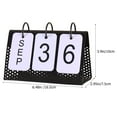 thumbnail image 2 of Home Decor Vintage Decor Metal Desk Calendar Iron Desktop Perpetual Calendar Vintage Monthly Weekly Year Planner Standing, 2 of 5