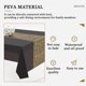 thumbnail image 3 of Mantel de plástico desechable, manteles de fiesta, decoraciones de puntos dorados, impermeable, 54 pulgadas x 108 pulgadas, 3 uds., 3 of 5