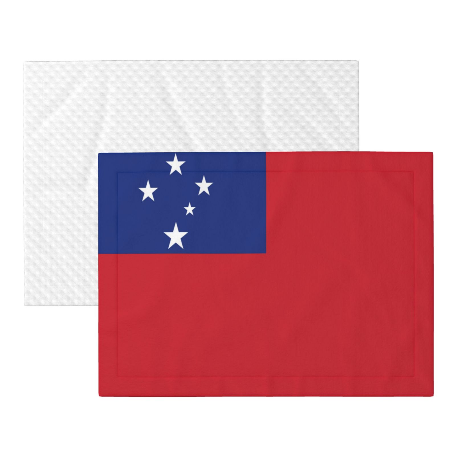 Flannel Throw Dog Blanket Samoan Flag Soft Warm Print Pet Blankets for Small Dog Cat Puppy