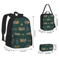 thumbnail image 2 of Disketp Big Machine Large Capacity Backpack Lunch Bag Pencil Case Combination 3 Piece Set for Student, 2 of 7