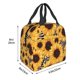 thumbnail image 3 of Easygdp Artistic Zebra Print Sunflower Bolsa Térmica Premium - Tela Oxford Impermeable, Gran Capacidad, Bolsillo Frontal, Unisex para Trabajo, Escuela, Actividades al Aire Libre y Picnics, 3 of 8