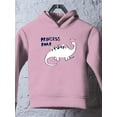 thumbnail image 3 of Lovely Dino Princess Roar Hoodie Toddler -Image by Shutterstock,  5 Toddler, 3 of 4