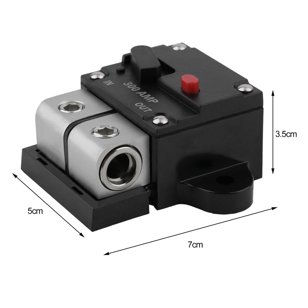 1x 300 AMP 0 2 4 Gauge Car Audio Inline Power Circuit Breaker 12V System PREMIUM