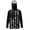 American Flag Print, variant on Men’s Fishing Sun Hoodie with Mask, UPF 50+ UV Protection Long Sleeve Shirt Orange & Black Tiger Stripe Quick Dry Breathable Top for Boating, Hiking and Outdoor Activities