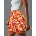 thumbnail image 3 of KISSMODA Flowy Shorts for Women Chiffon Ruffle Skorts Mini Skirts for Teen Girls, 3 of 5