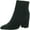 B-Black Micro Suede, variant on Sugar Womens SGREVVIE Faux Leather Zipper Ankle Boots