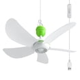 thumbnail image 1 of Ventilador de techo Roodike Mini USB 17 cm 5 V 330 RPM para tienda de campaña, 1 of 9