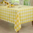 thumbnail image 5 of Saro Lifestyle Cotton Blend Buffalo Plaid Tablecloth, 5 of 5
