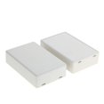 thumbnail image 1 of HUGFEGWE 2Pcs Dustproof Electronic Junction Box Plastic Enclosure Project Box for Electronic Projects ABS White 2.76" x 1.77" x 0.71" U2536-18918, 1 of 7