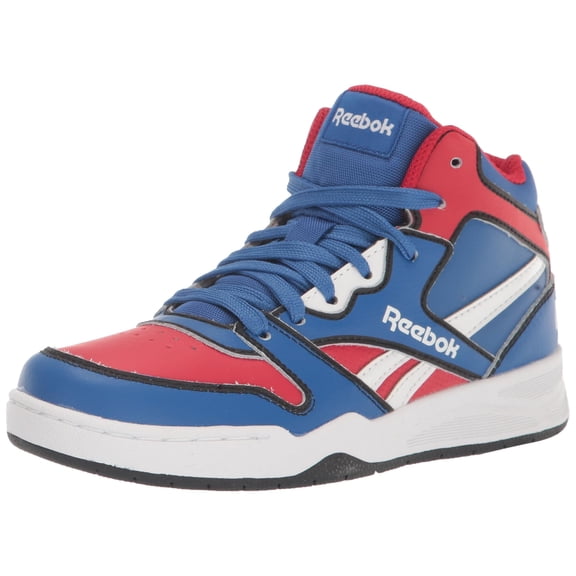 Reebok Boy's BB4500 Court Sneaker, Vector Blue/Vector Red/Core Black, 11 Little Kid