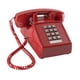 thumbnail image 2 of Adorno de teléfono con cable de escritorio con control de volumen Teléfono con cable de diseño retro Rojo, 2 of 9