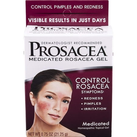 Prosacea—Medicated Rosacea Gel—0.75 Oz Tube—Multi-Symptom Relief of Bumps, Redness & Dryness from Rosacea—Calms and Soothes (Best Way To Treat Rosacea Redness)