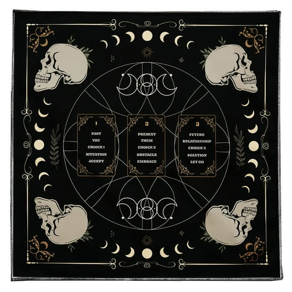 Yokua Tarots Tablecloth Divinations Tapestry Reading Card Astrologys Tablecloth