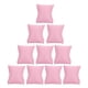 thumbnail image 1 of 10 unidades de cojines de PU rosa para reloj, pequeños cojines cuadrados rellenos, para exhibir joyas, pulseras, organizadores para joyero, 1 of 7