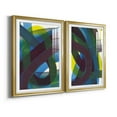 thumbnail image 2 of Wexford Home Cool Network I Premium Framed Print, 30.5" x 42.5" - Ready to Hang, Gold (Set of 2), 2 of 9