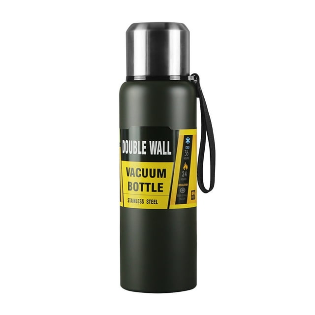 Amdohai Bouteille Isotherme 17oz à Grand Goulot en Acier Inoxydable à Double Paroi