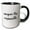 Black/White, variant on 3drose, Conquer the Impossible, 11oz Mug