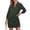 Green, variant on Baqcunre Women's Clothing, Womens Long Sleeve Lapel Collared V Neck Sweatshirt Dress Loose Fit Solid Color Mini Dresses Fall 2024 Valentines Day Gifts, 1Pc Sweatshirt Beige L